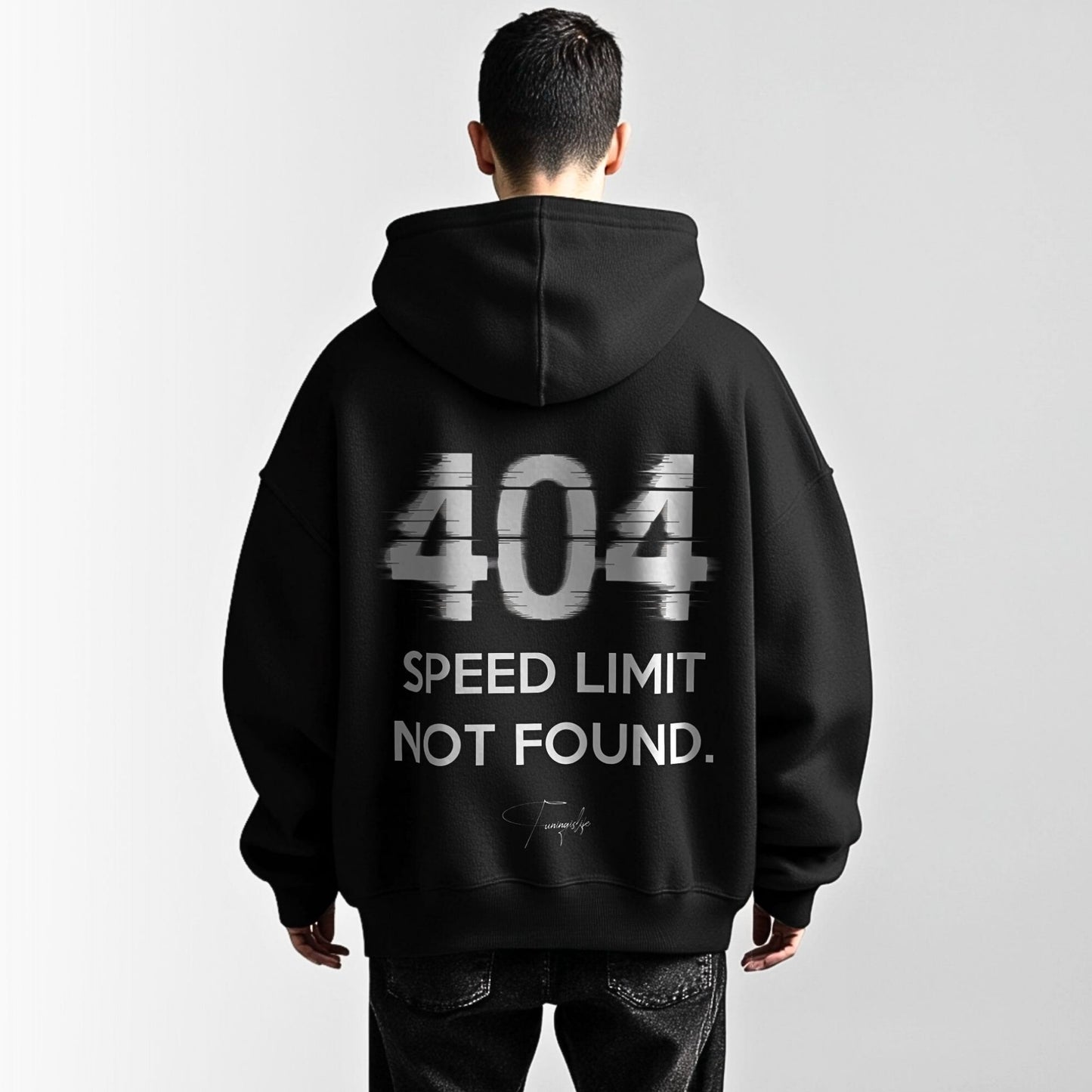 404 speed limit - Sweat à capuche oversize unisexe