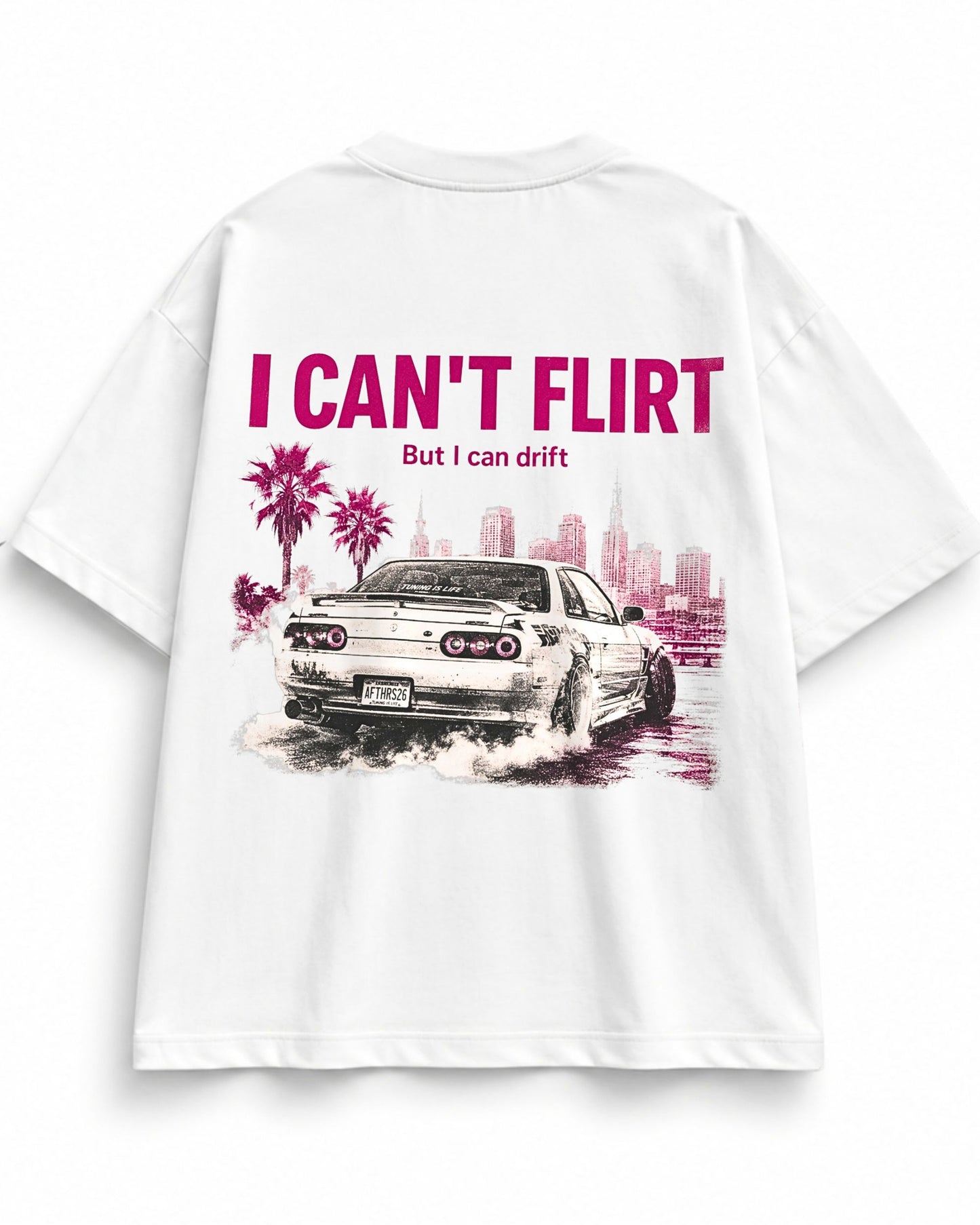 Camiseta oversize I CANT FLIRT
