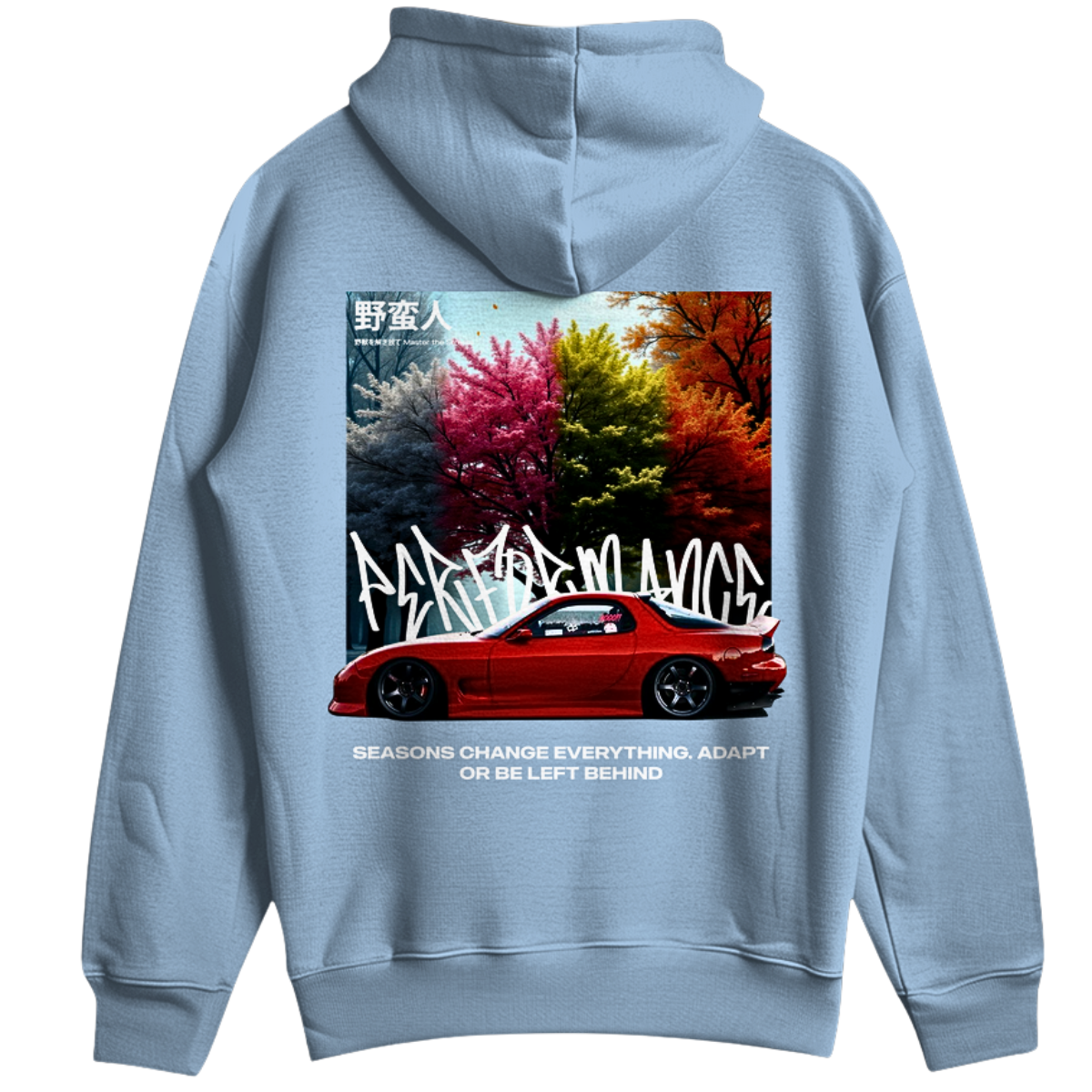 čtyři roční období - Prémiová mikina s kapucí