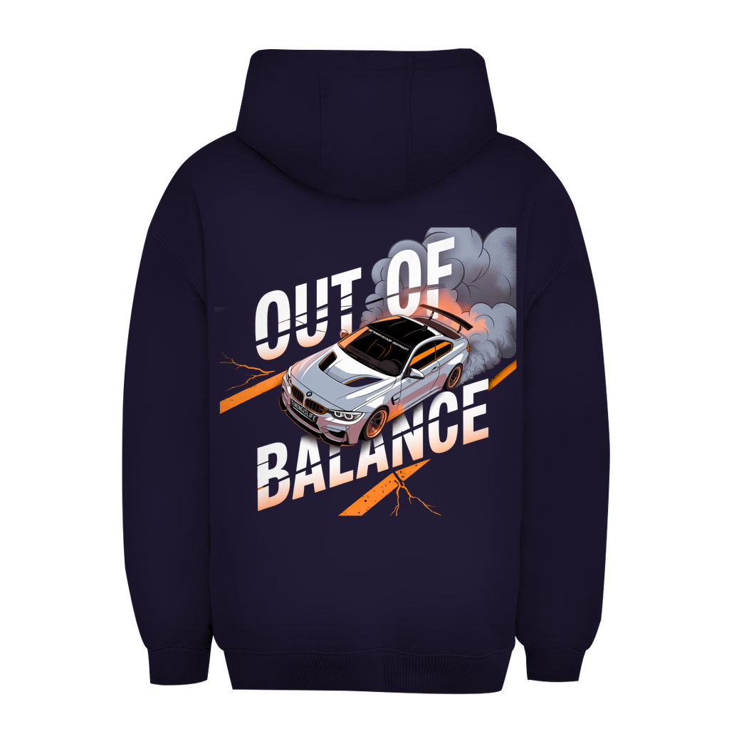 Unisex oversized hoodie Out of balance