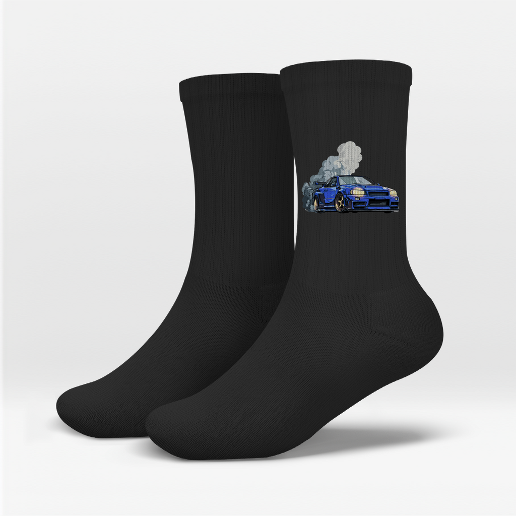 r34 Car Motives - Socken