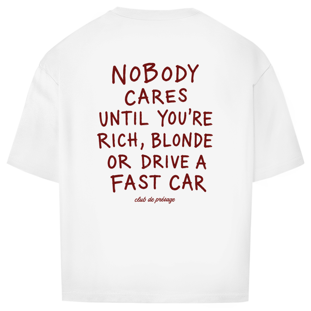 Oversize T-Shirt Nobody Cares