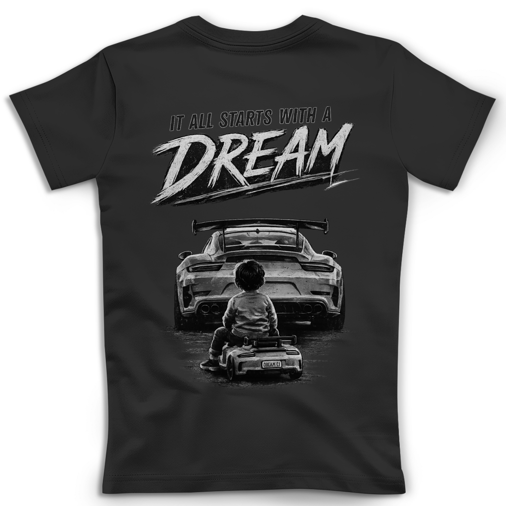 Damen Premium Bio V-Neck T-Shirt All starts with a Dream
