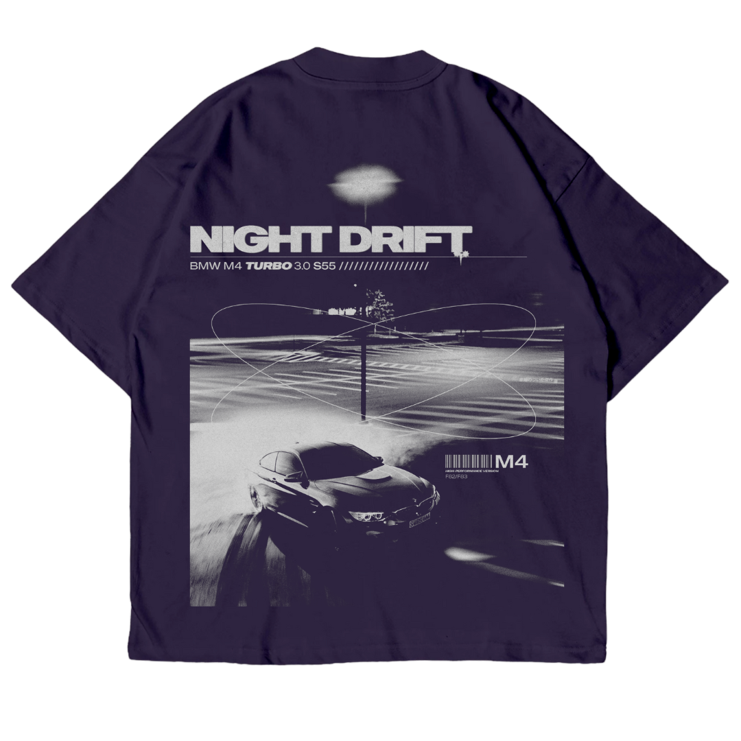 Night Drifter - T-Shirt Oversized