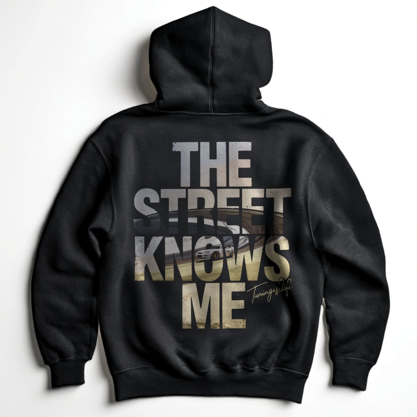 the street knows me - Sweat à capuche premium