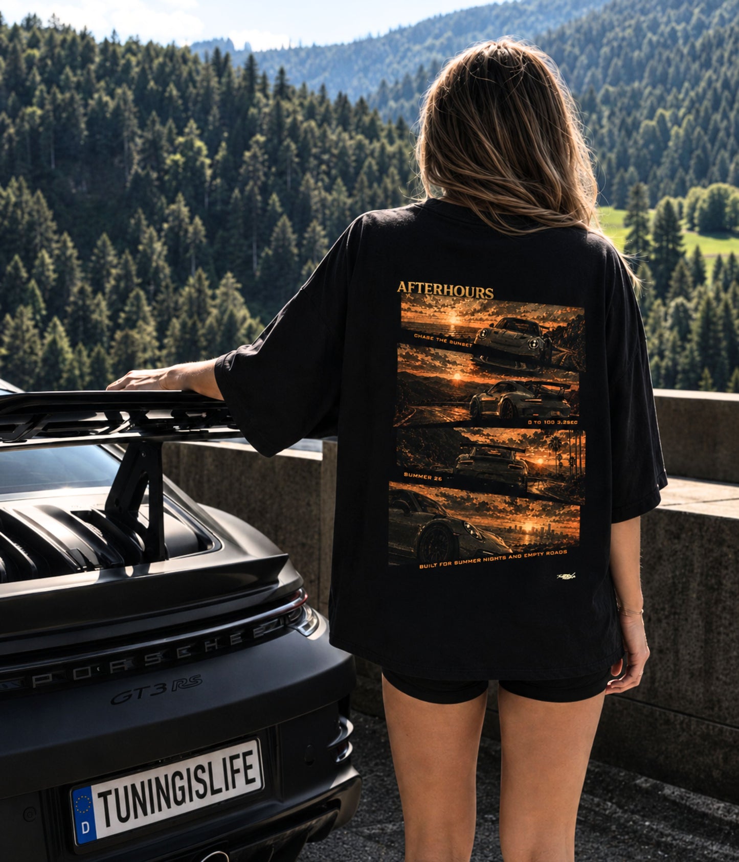 Camiseta oversize Afterhours Vibes