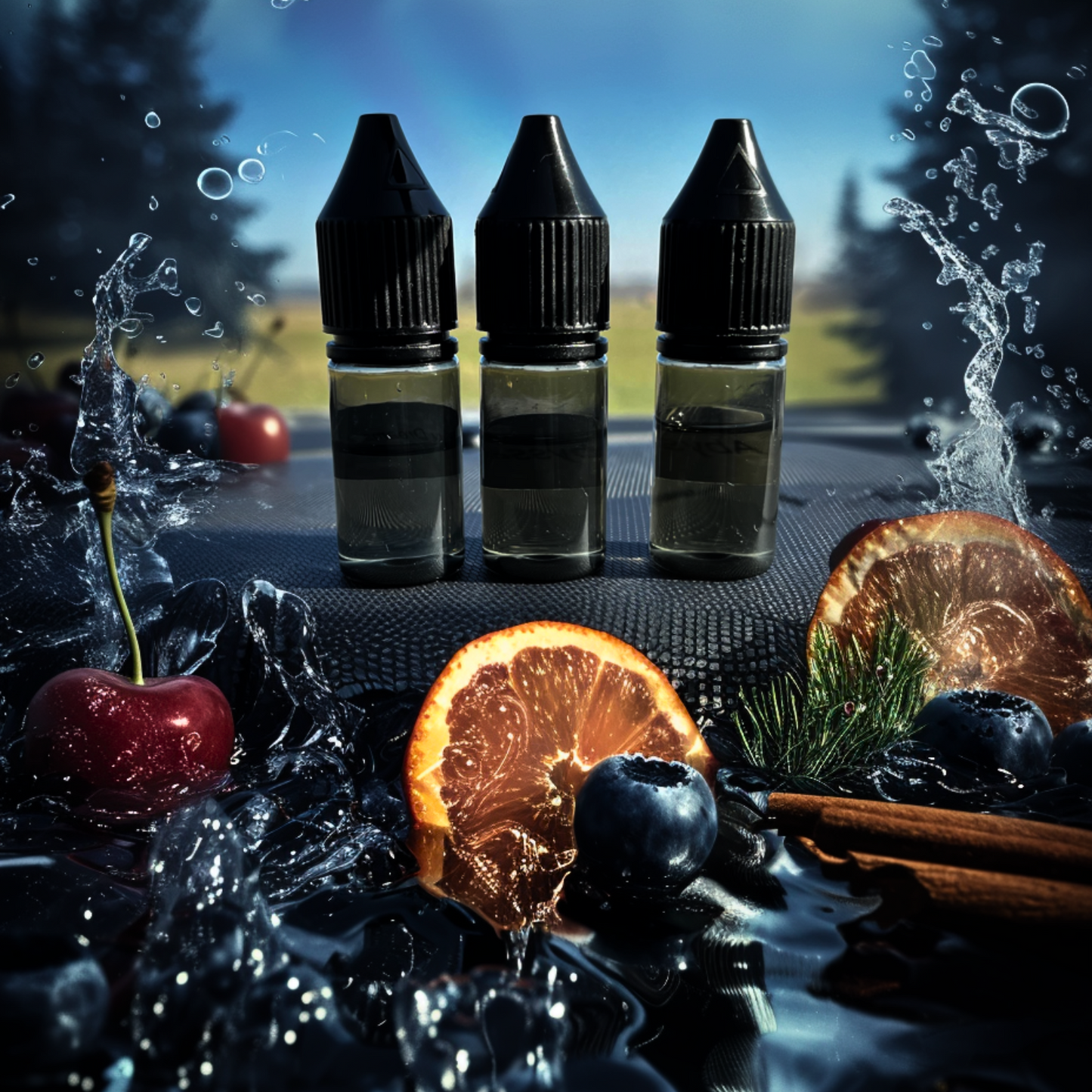 Påfyllningsflaskor 3-pack bilparfymer