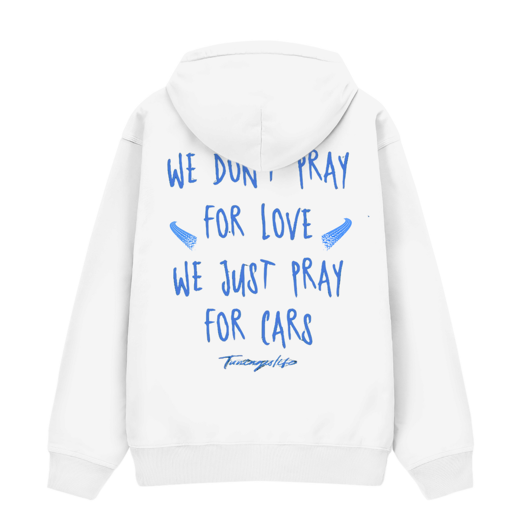 We just pray for cars - Bluza z kapturem Premium