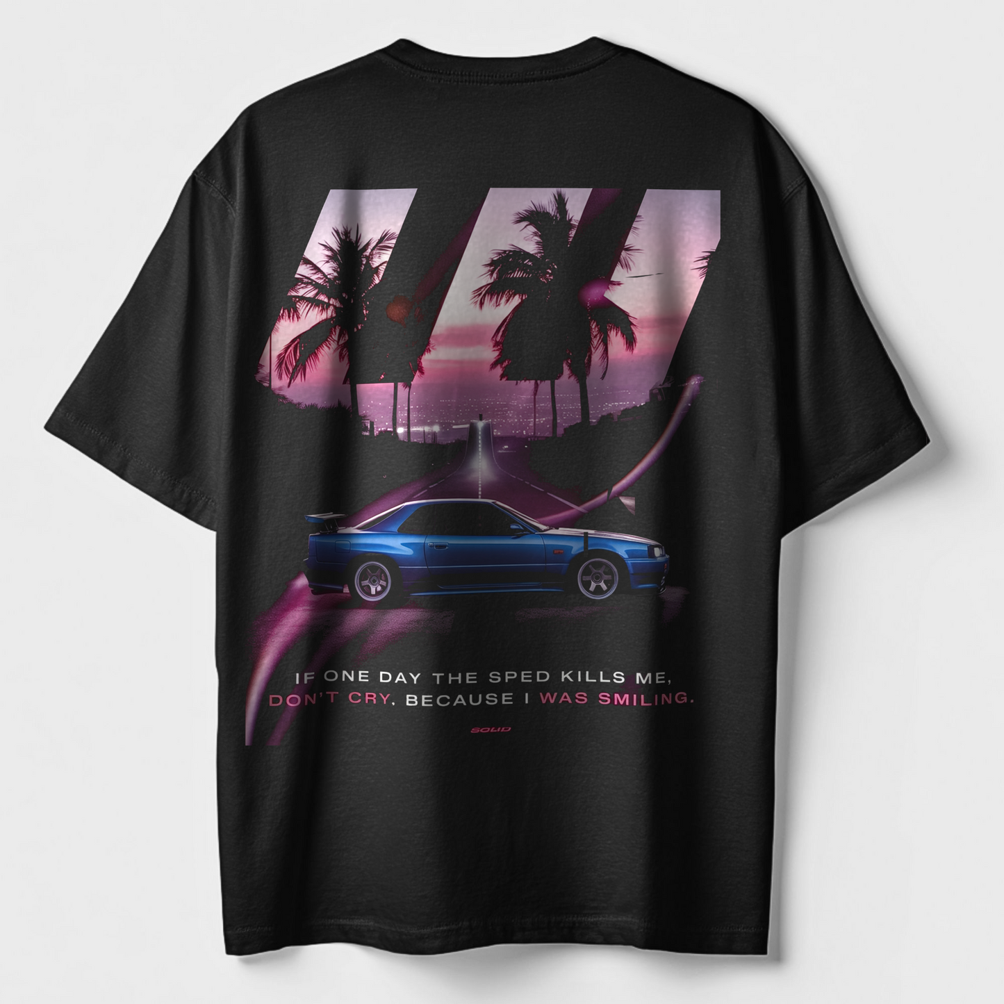 I was smiling - Oversize T-Shirt I