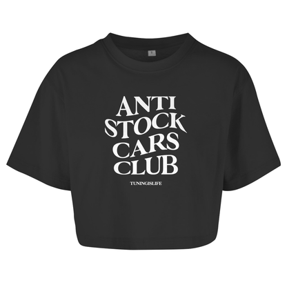 Dam Oversize Crop Top anti Stock cars club