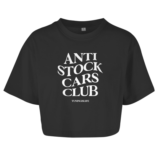 Top court oversize femme anti Stock cars club