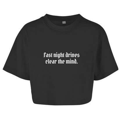 Clear your mind -  Crop Top