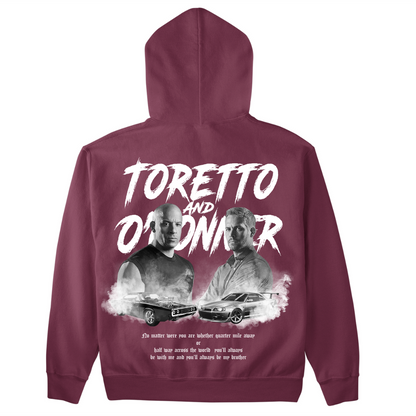 Sweat à capuche Toretto et O'Conner premium