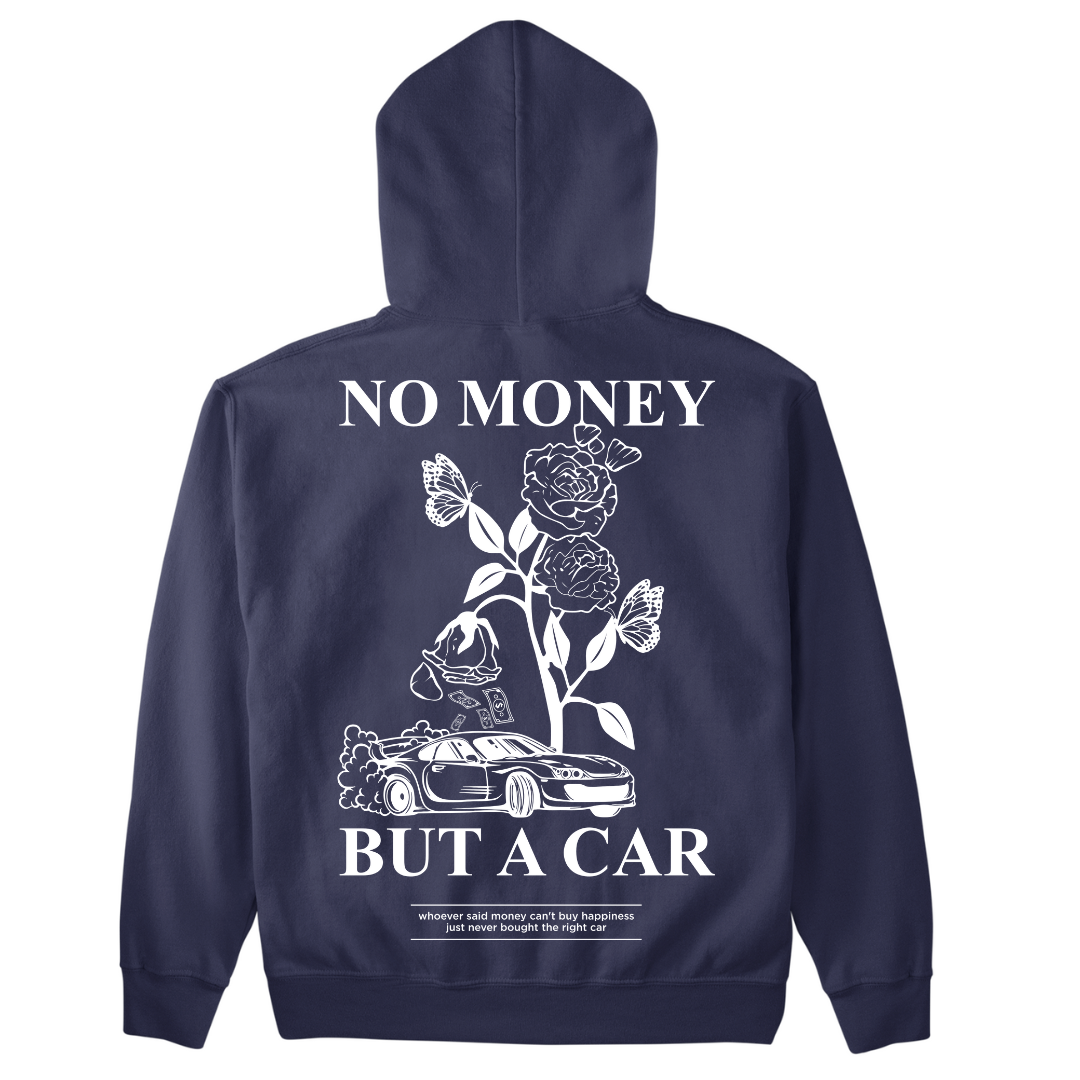 Geen geld maar een auto premium hoodie