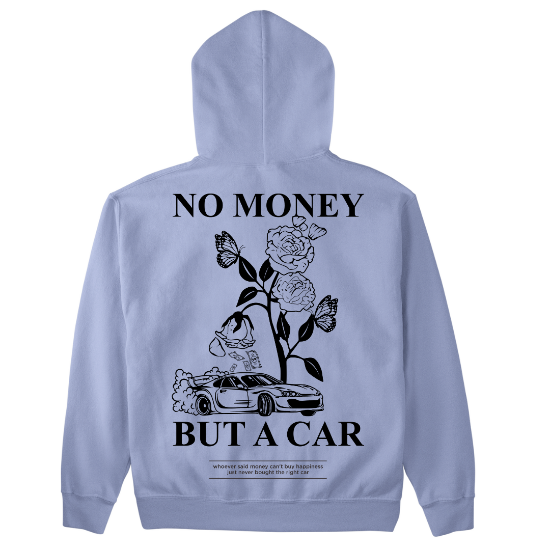 Geen geld maar een auto premium hoodie