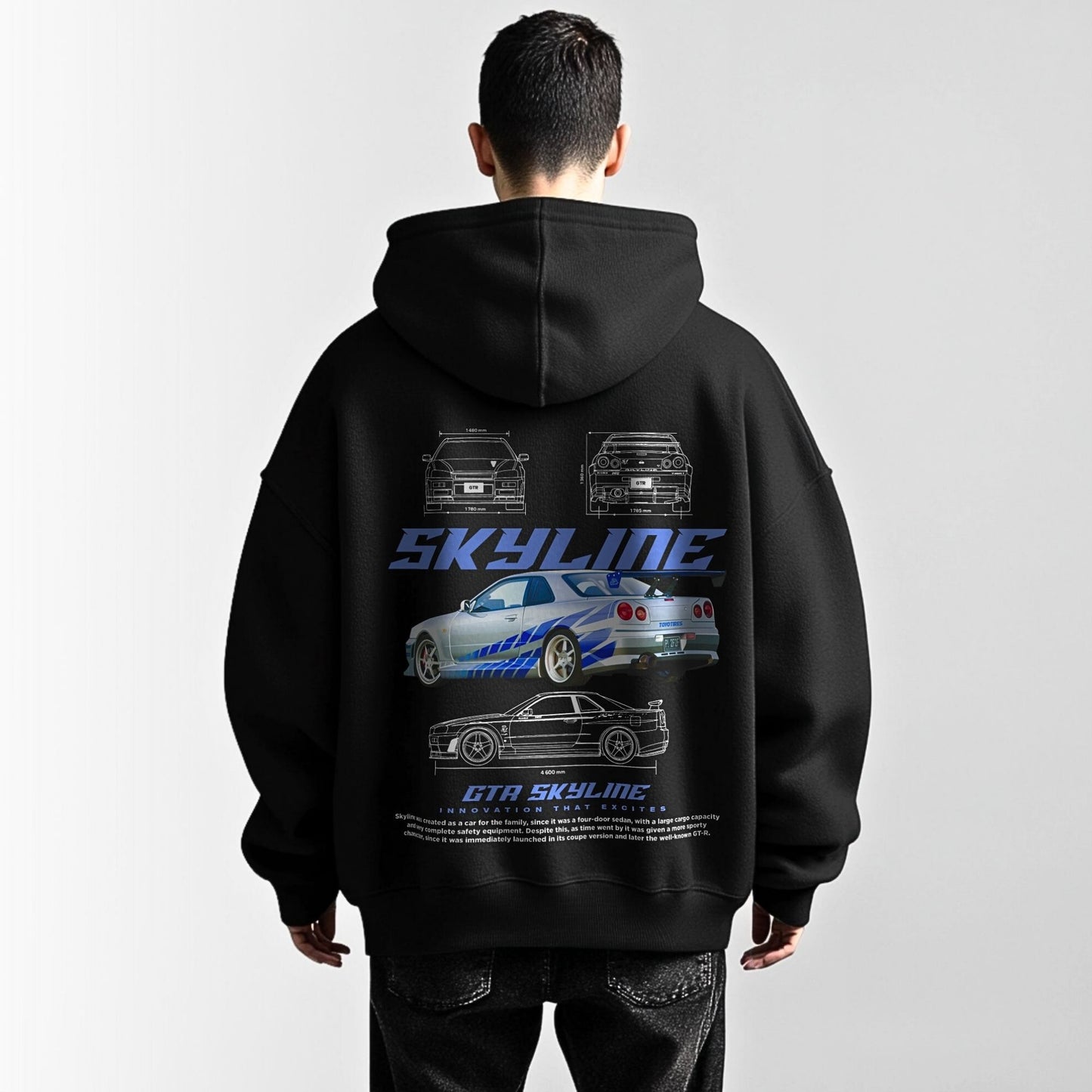 THE SKYLINE - Oversized Hoodie