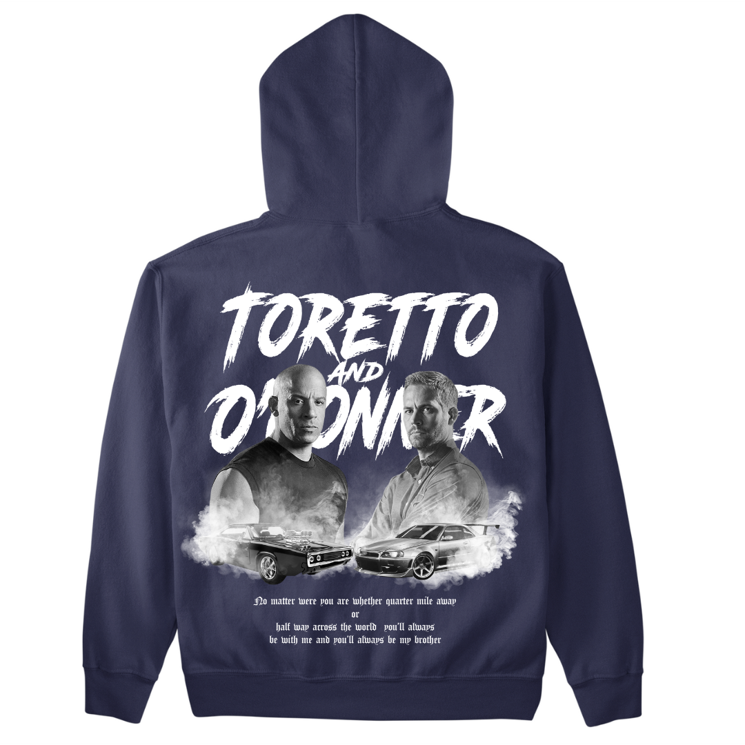 Toretto and O'Conner premium Hoodie