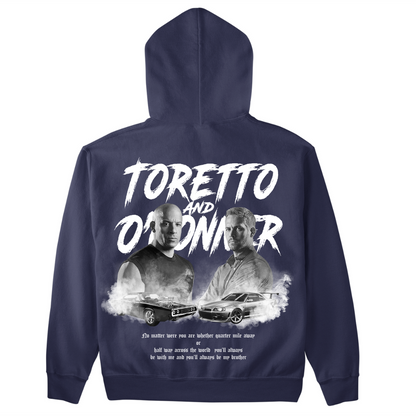 Sweat à capuche Toretto et O'Conner premium