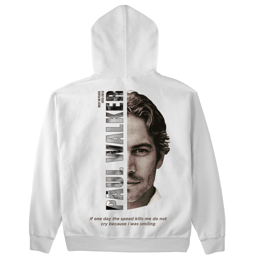 Memória de Paul Walker - Hoodie Premium