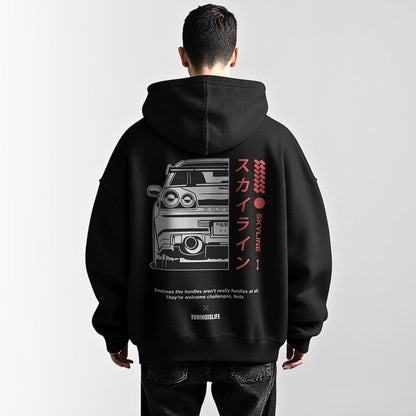 skyline - Premium Oversized Hoodie