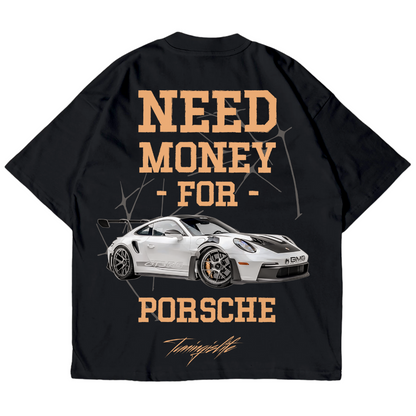 Porsche szerelem Oversize Póló