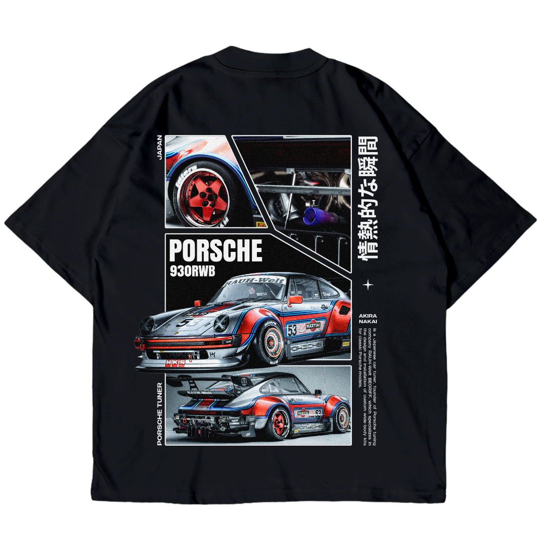 Porsche 930RWB - Overmaat Shirt