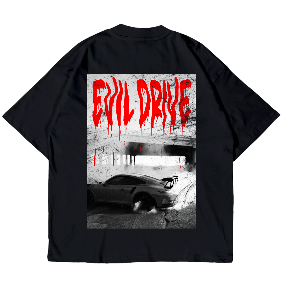 Evil Drive - Prémiové oversized tričko