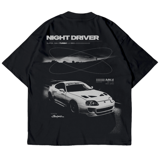 Night Driver - Camiseta Oversize