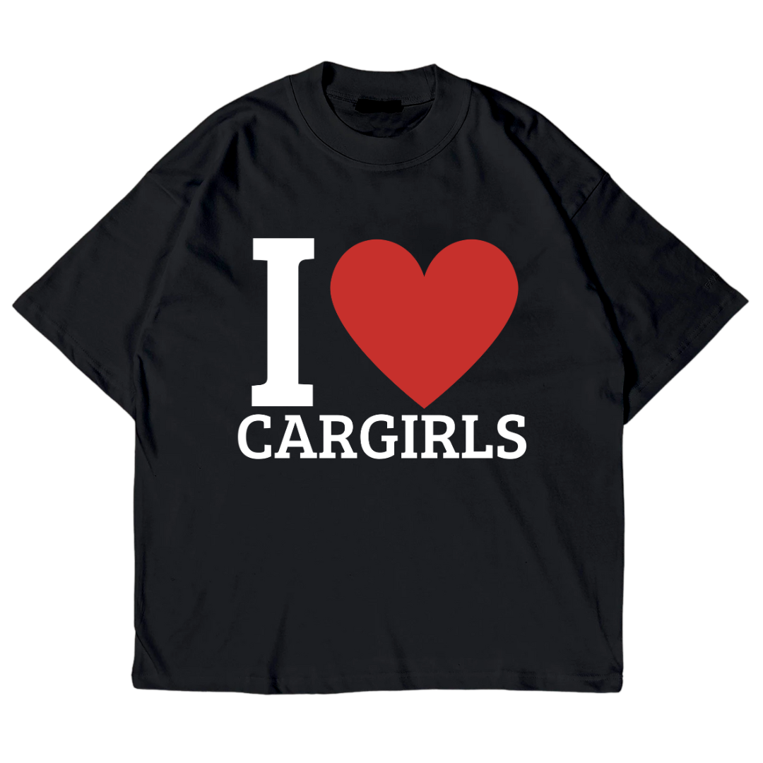 I Love Cargirls - Premium Oversized Shirt