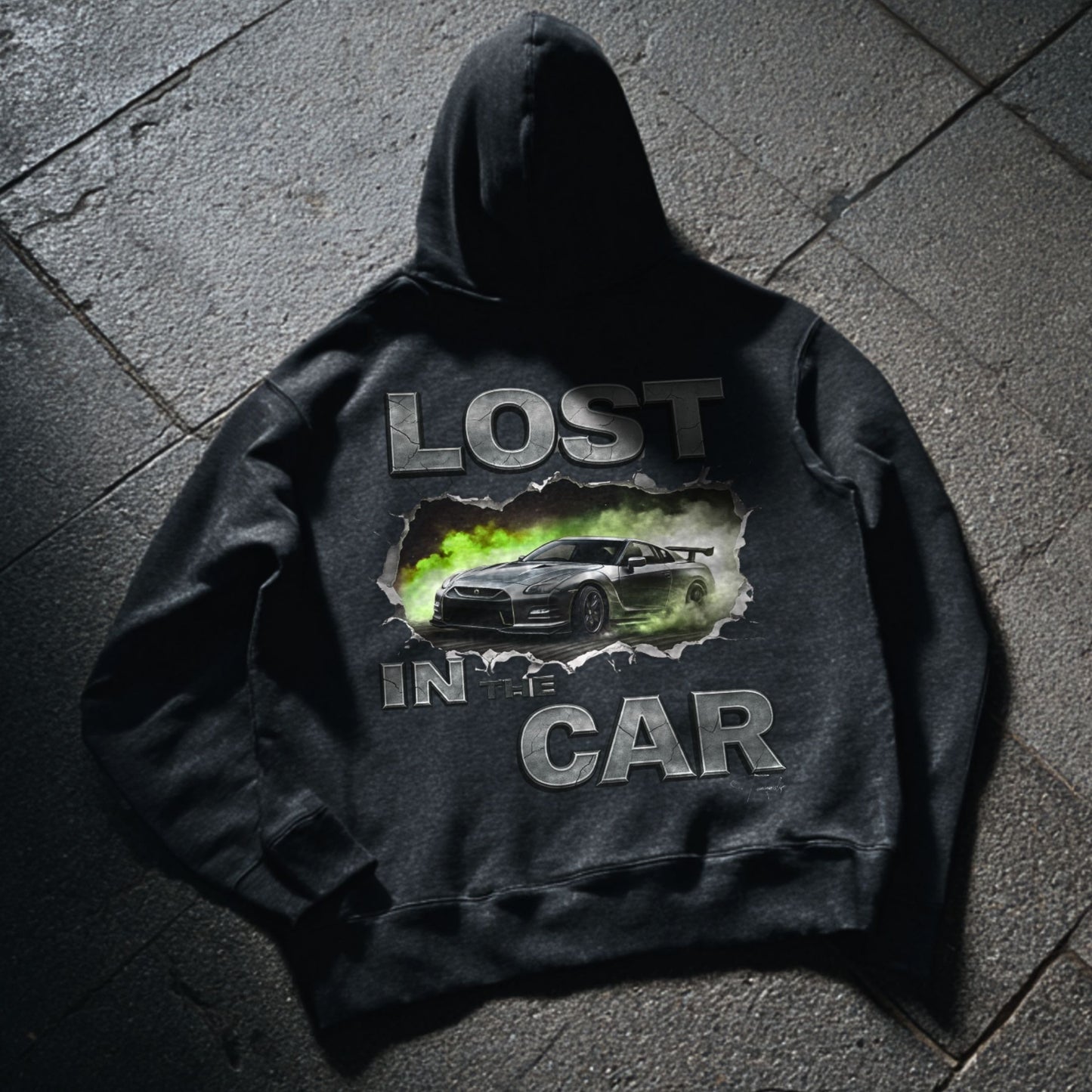 Lost in the car - Premium Hoodie