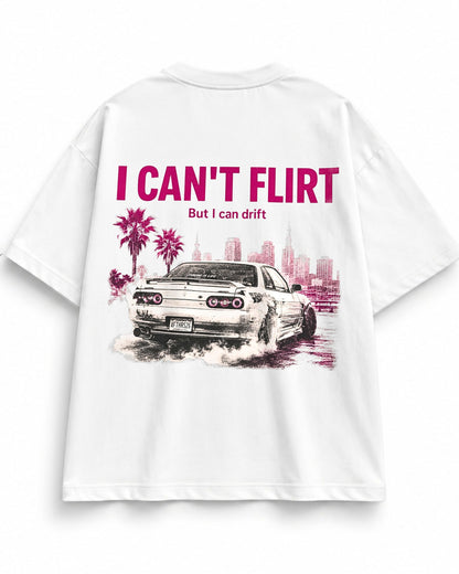 Camiseta oversize I CANT FLIRT