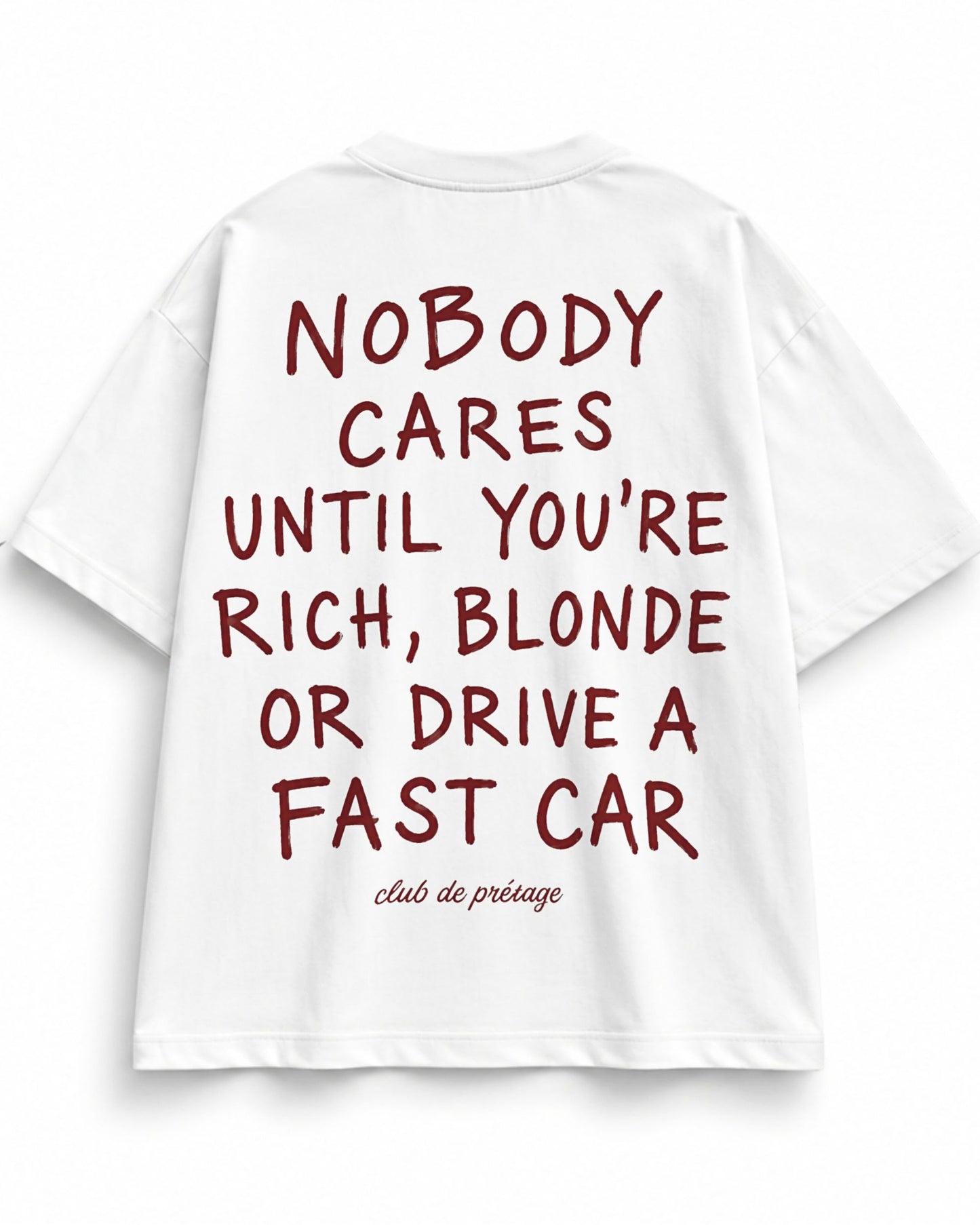 Camiseta oversize A nadie le importa
