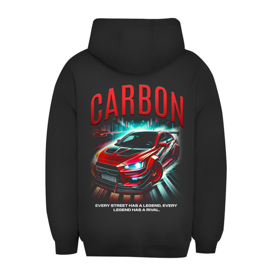 carbon - oversized hoodie