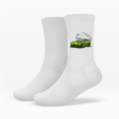 rx-7 Car Motifs - Socks