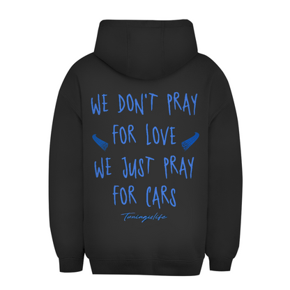 Preghiamo Solo per le Auto - Felpa Oversize Unisex con Cappuccio