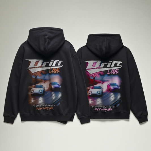 Drift Love - Couple Hoodies