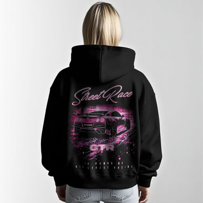 Sudadera con capucha oversize unisex Street race GTR