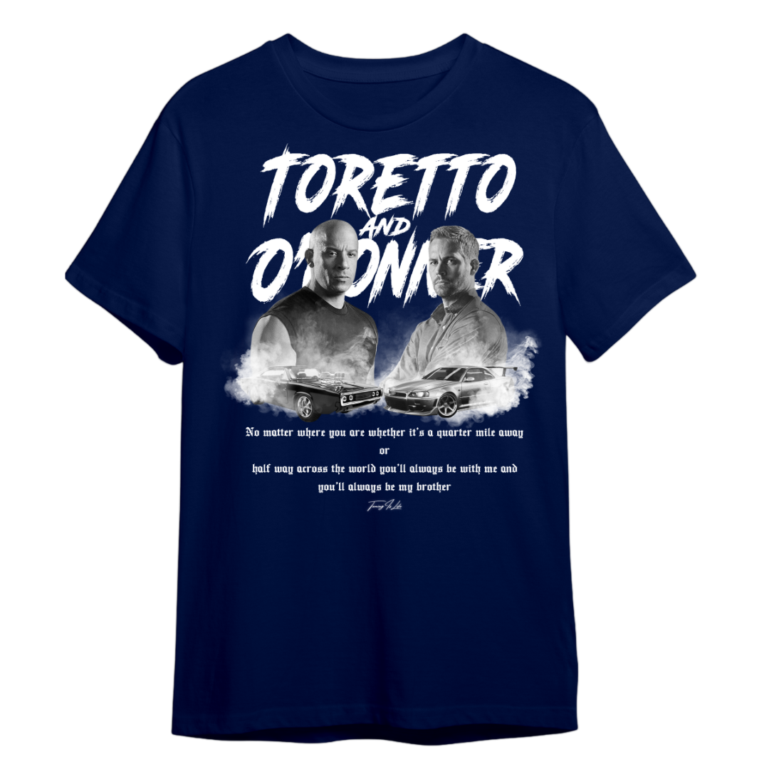 Toretto and O'Conner front Print Shirt