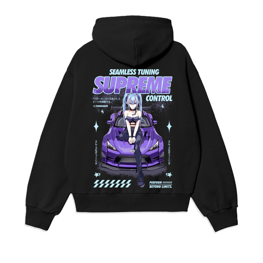 Tuning sans couture - Sweat à capuche surdimensionné premium