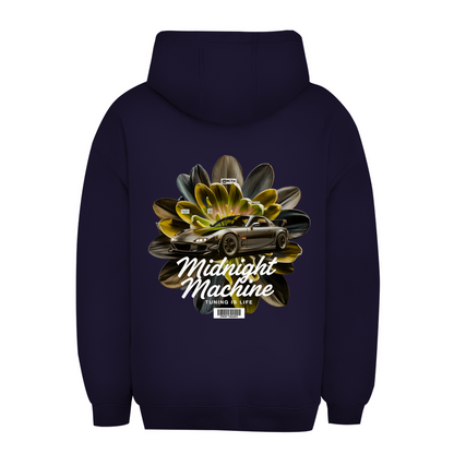 Unisex oversized majica s kapuljačom Midnight machine