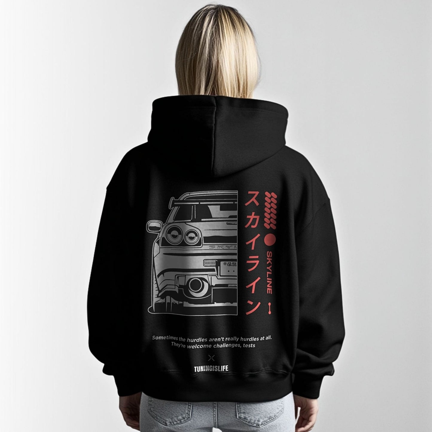 skyline - Premium Oversized Hoodie