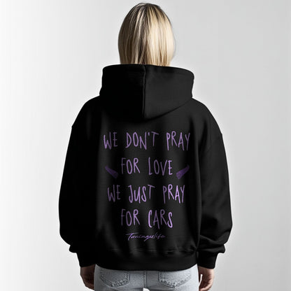 We just pray for cars - Premium Oversized Hoodie