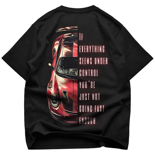 No lo suficientemente rápido - Camiseta de gran tamaño