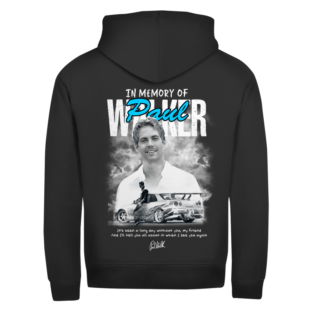 Zipper Hoodie Memorija Paul Walker