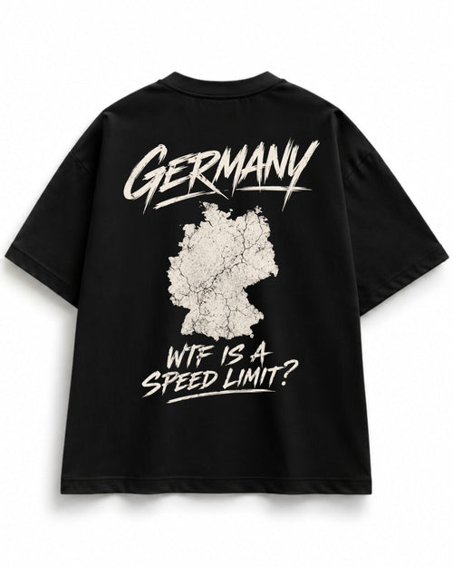 Oversize T-Shirt Germany no speed limit