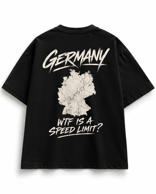 Oversize T-Shirt Germany no speed limit