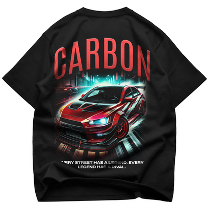 carbone - chemise surdimensionnée