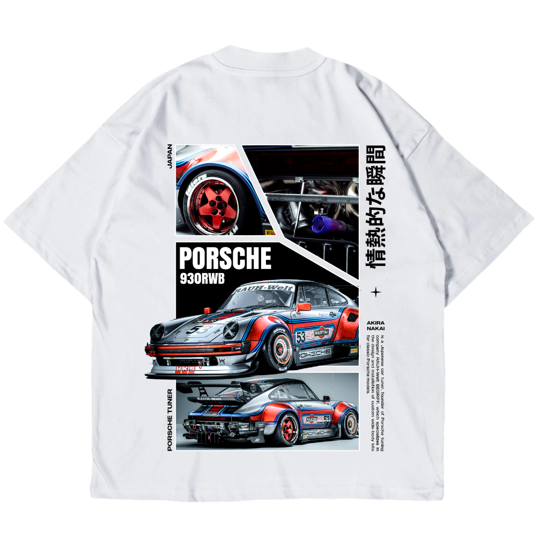 Porsche 930RWB - Camiseta Oversized