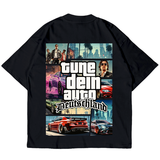 Tune dein Auto - Oversize T-Shirt