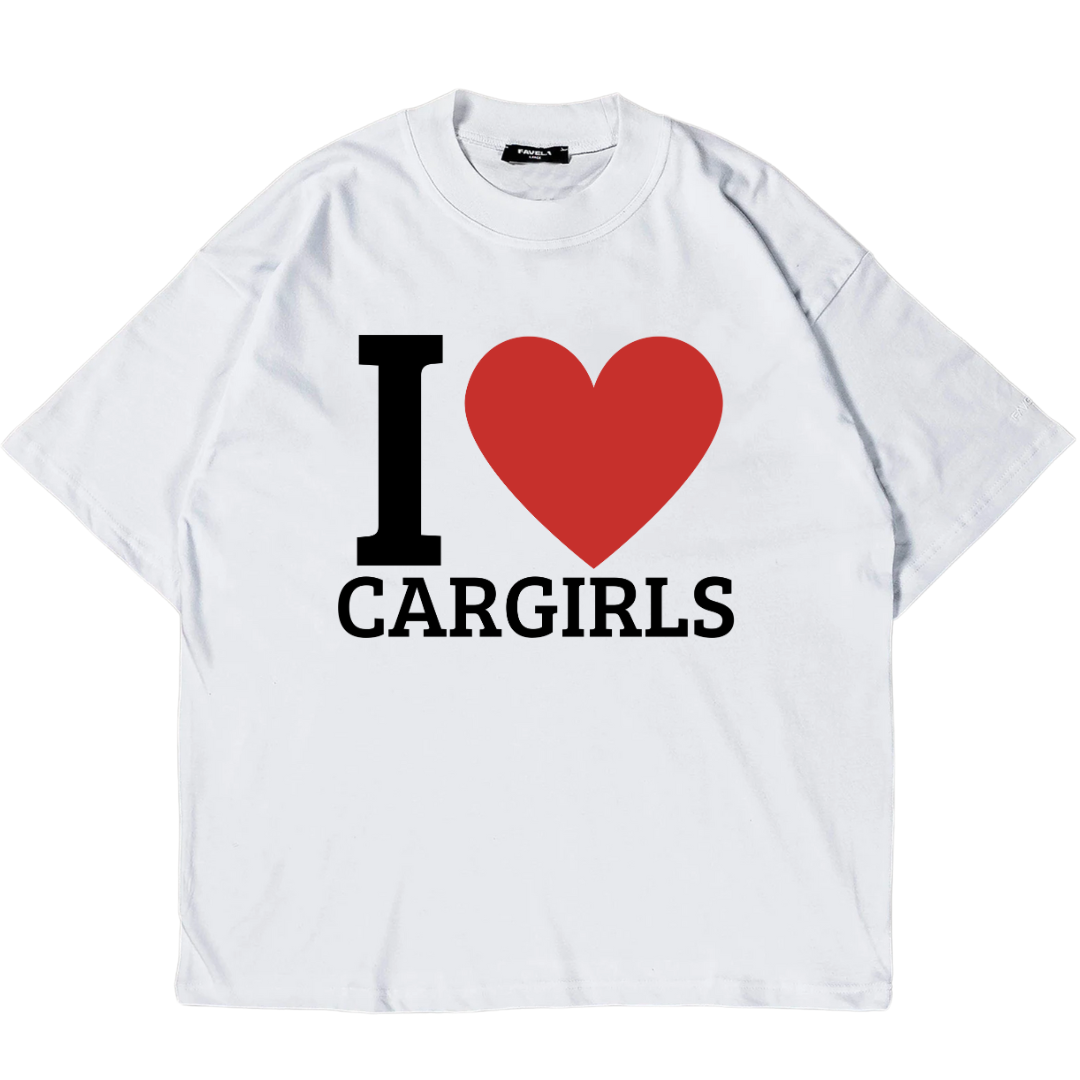 Me encantan las Cargirls - Camiseta Oversized Premium